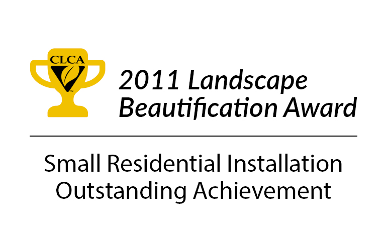 CLCA 2011 Landscape Beautification Award Small Residential Installation Outstanding Achievement